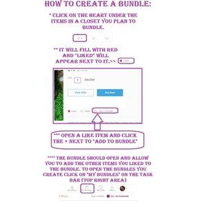 HOW TO CREATE BUNDLES